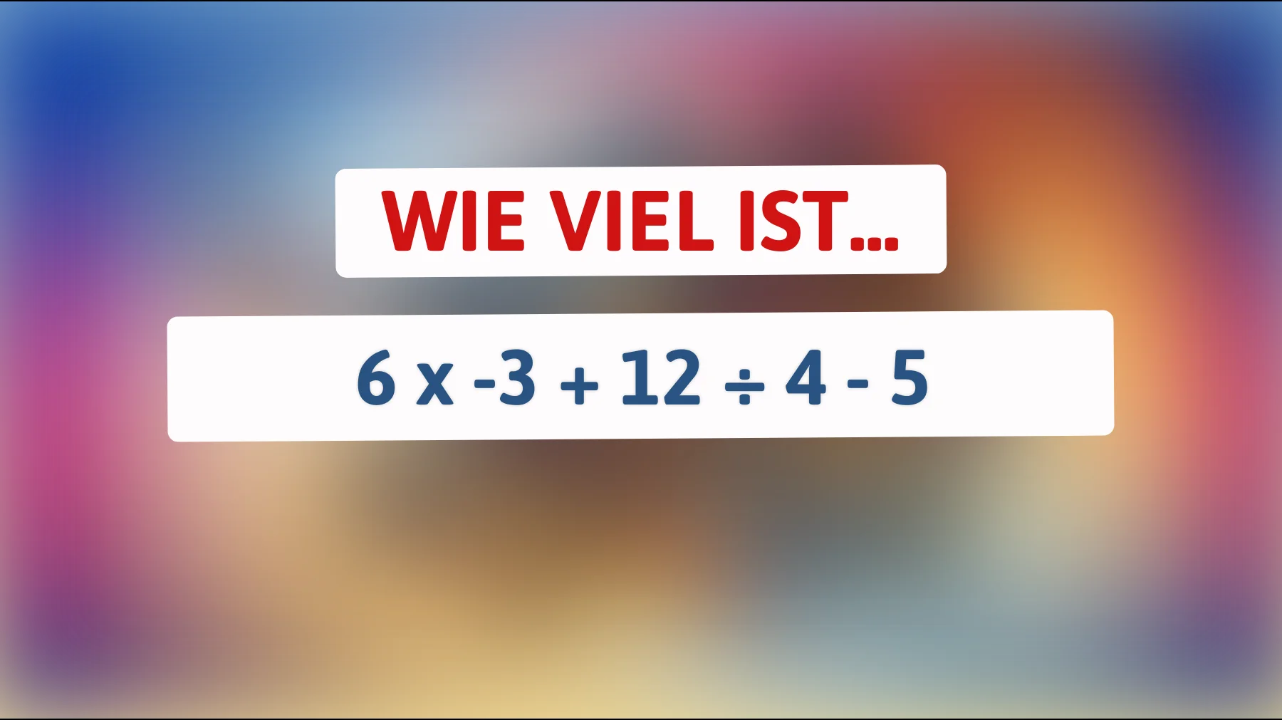 Nur 1% der Menschen können dieses Mathe-Rätsel lösen: Kannst du es knacken?"
