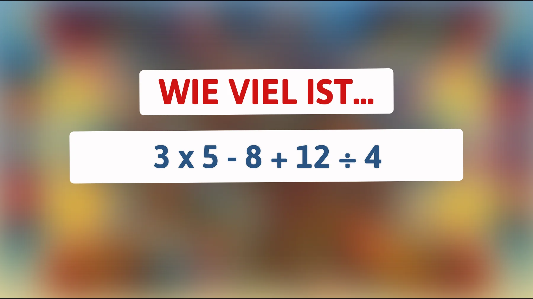Kannst du dieses Mathe-Rätsel knacken? Nur die Klügsten verstehen die Lösung!"