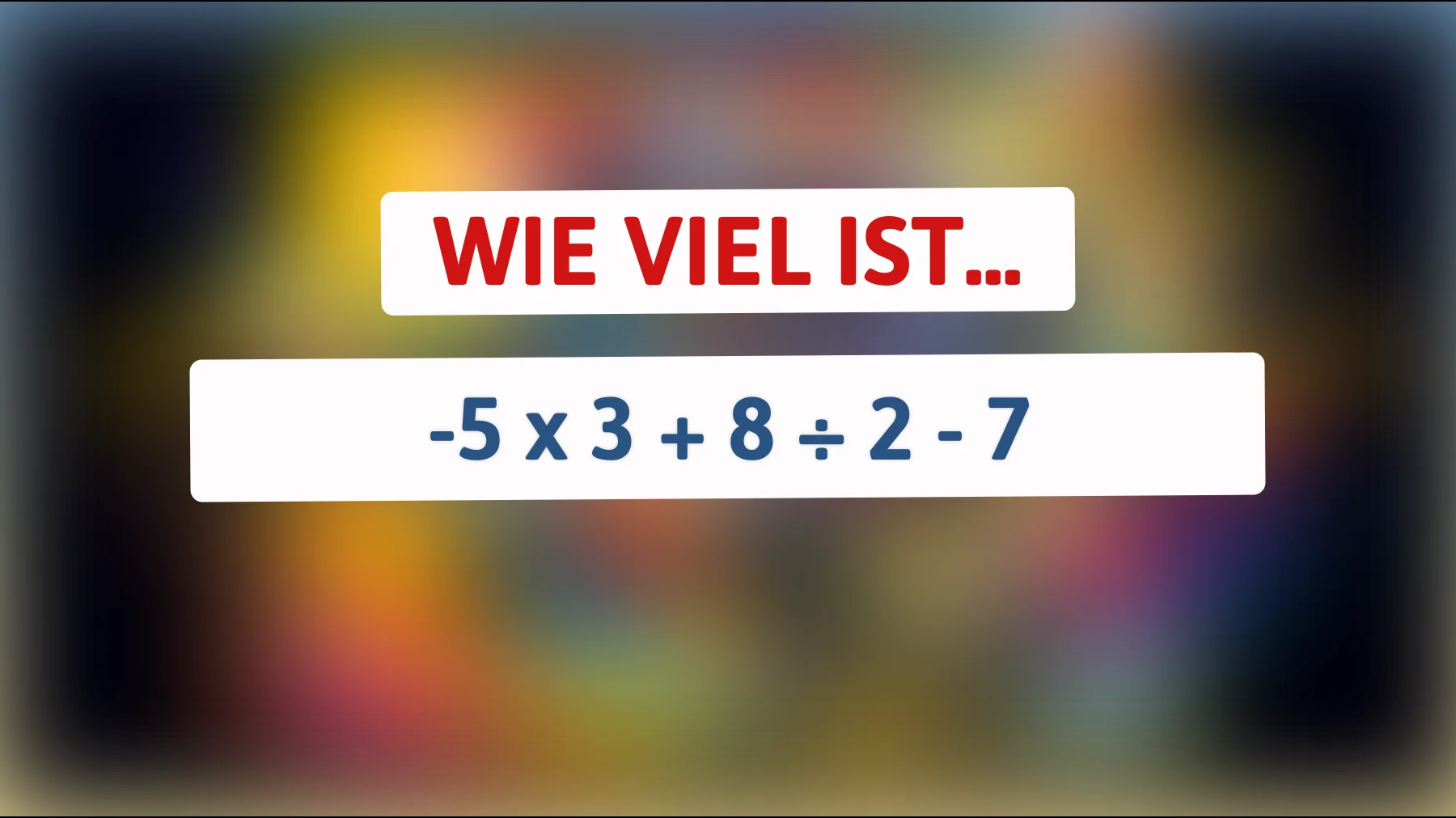 Nur 1% der Menschen schaffen es: Kannst du das schwierige Mathe-Rätsel knacken?"